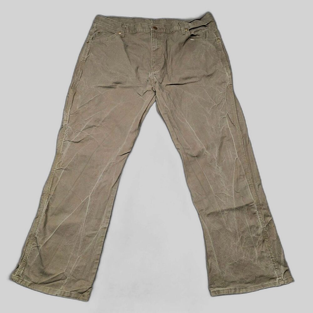 Dickies Rinsed Olive Carpenter Utility Work Pants Men’s 38x30 Stretch